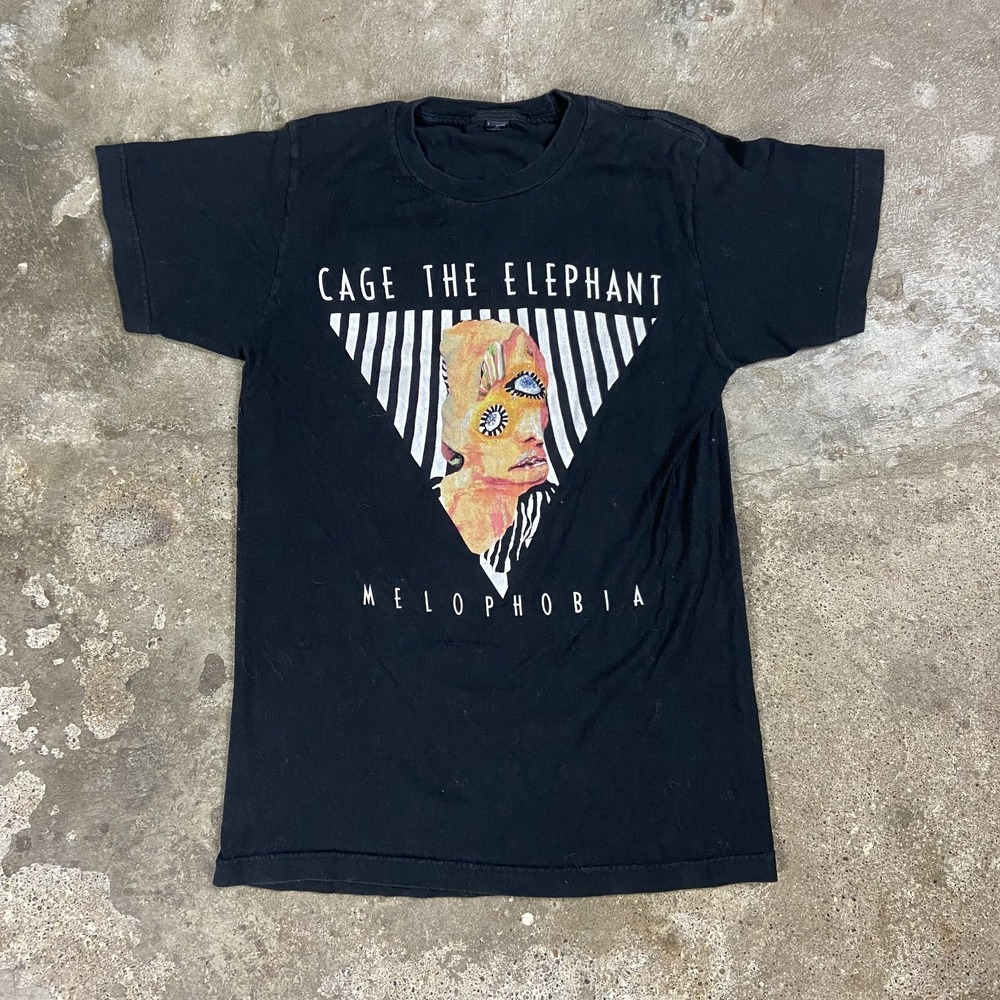 Cage The Elephant Band T-Shirt Size Small Black Melophobia 2014 Tour Indie Rock